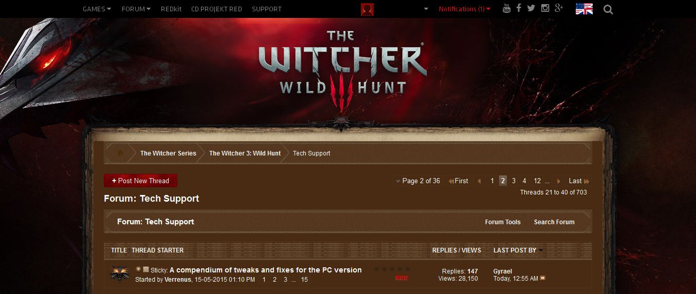 cdprojektred forums - whitetext