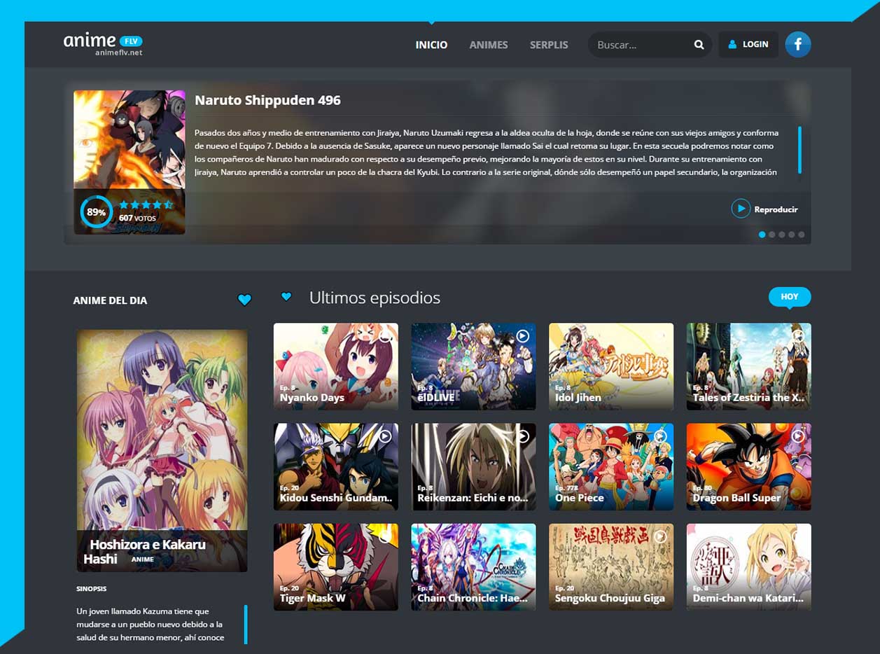 AnimeFLV Dark Blue Theme [2024]