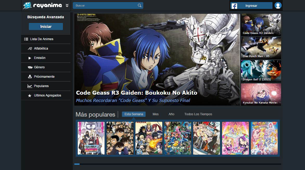 ReyAnime Dark/Blue Theme
