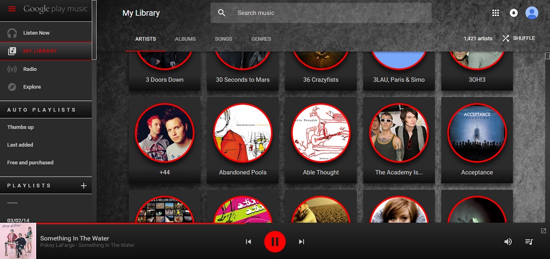 kcar181's Dark Play Music (Red)