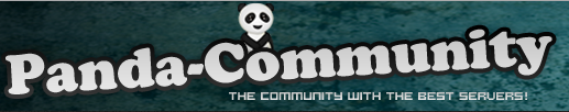 Panda-Community - custom banner- light blue rock