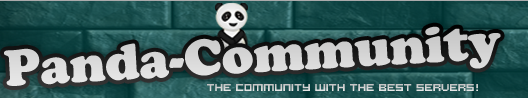 Panda-Community - custom banner - light blue tile