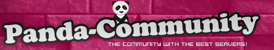 Panda-Community - custom banner - pink tile