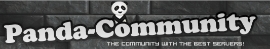 Panda-Community - custom banner - gray tile