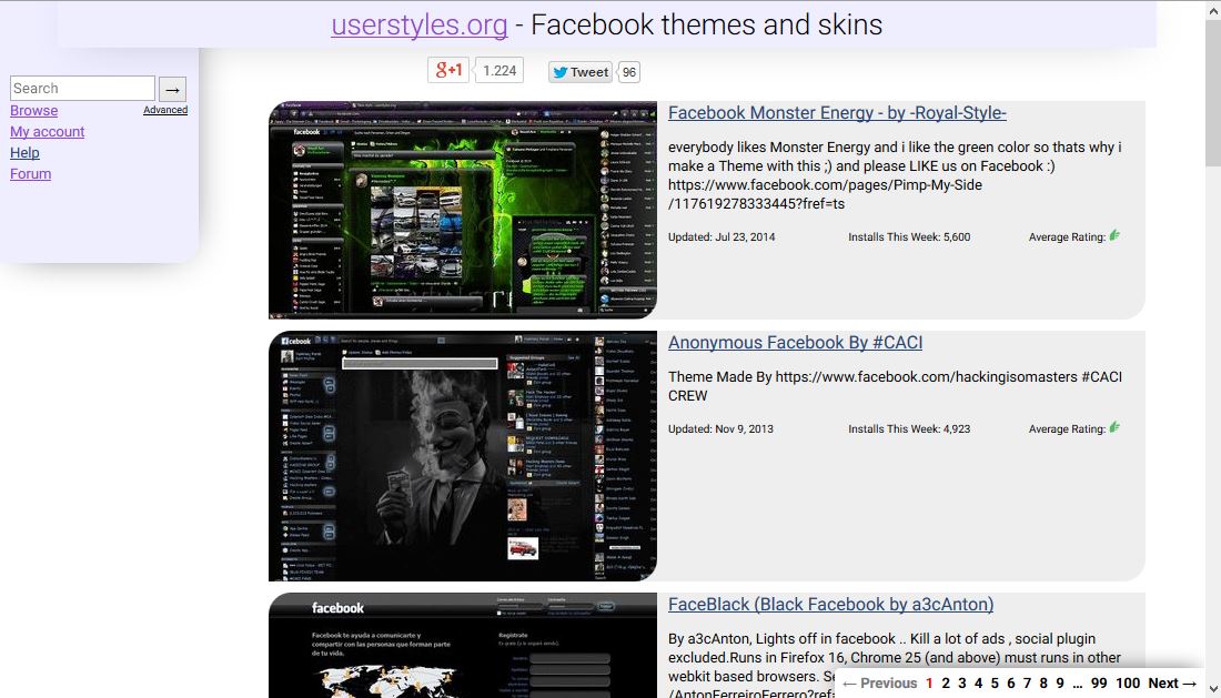 userstyle - modern [by OliverGrack]