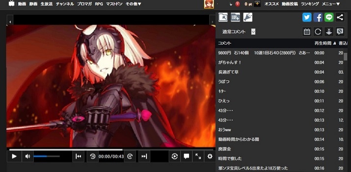 NicoVideo Dark Theme for HTML5 & FLASH（ニコニコ動画）