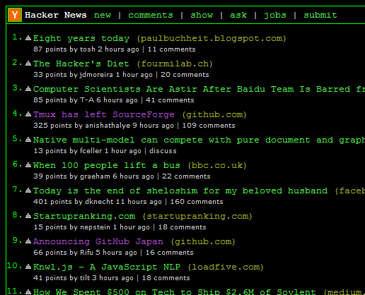 Hacker News - Terminal