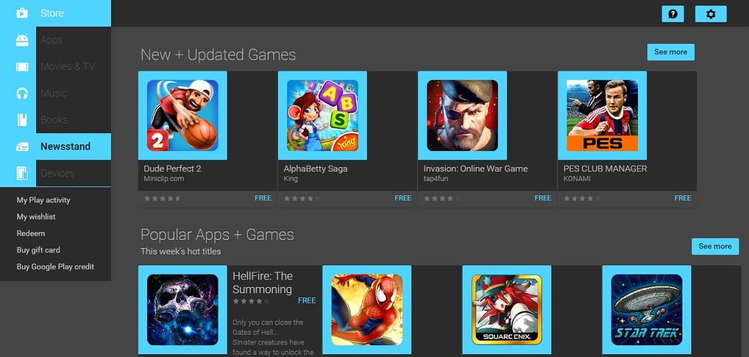 kcar181's Dark Play Store (Blue)