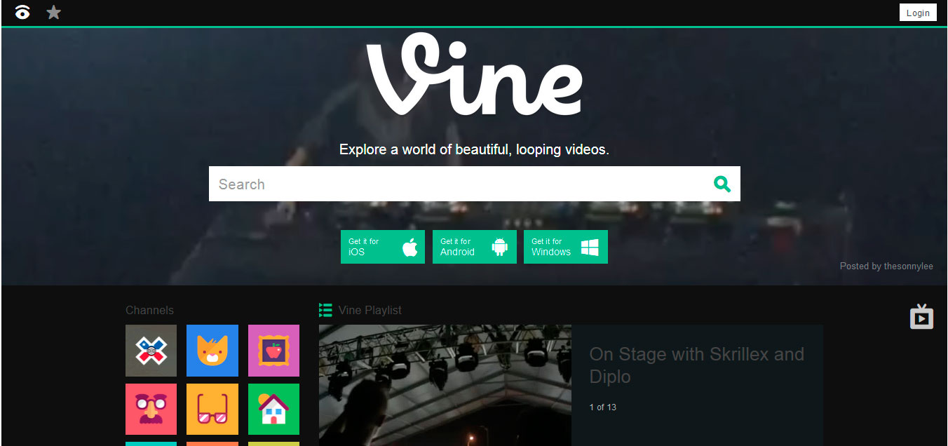 Vine.co Night/Dark Version