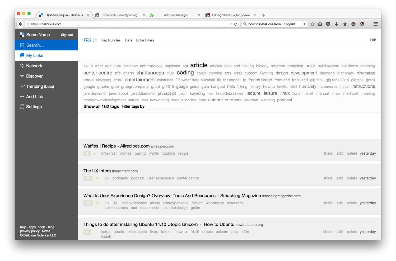 delicious minimal black