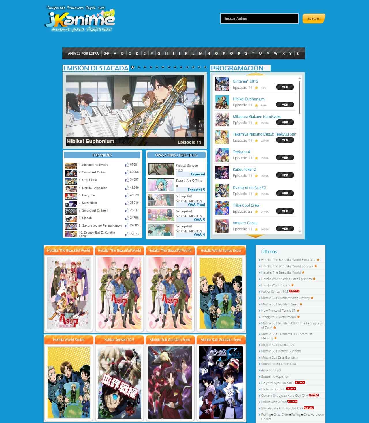 Jkanime Blue, Libre de Publicidad