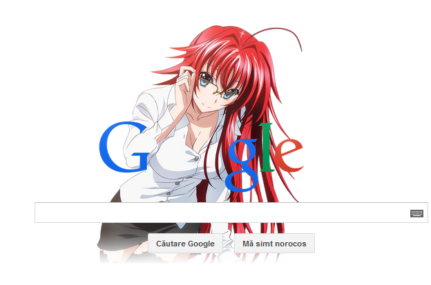 Rias Gremory Google Logo