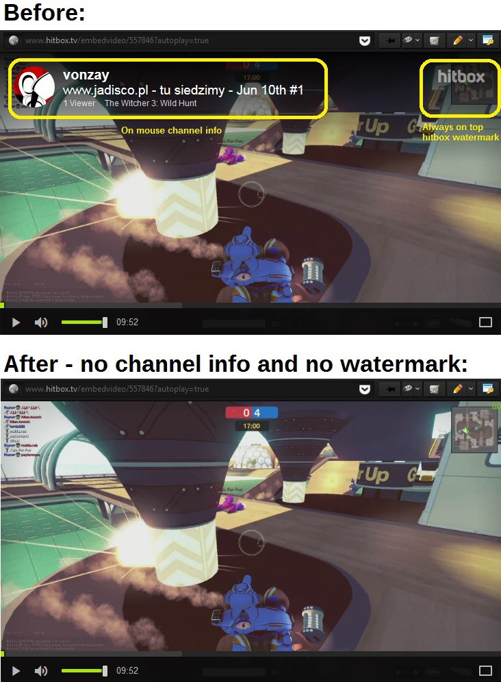 Hitbox Popup Player Watermarks Remover