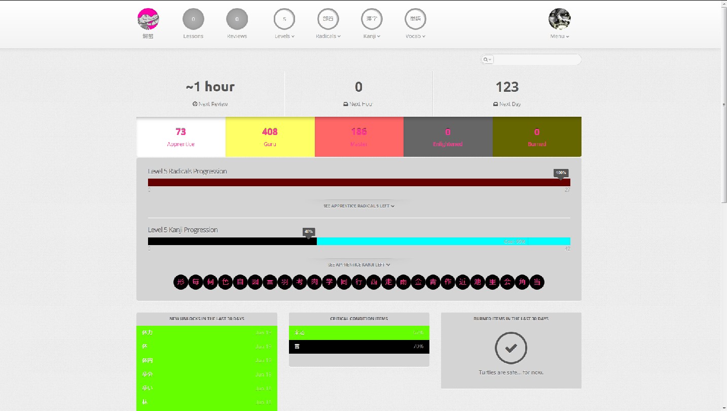 WaniKani Custom Color Style