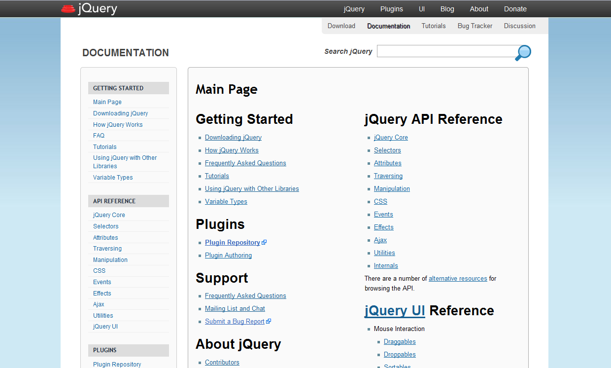 jQuery Legacy Design