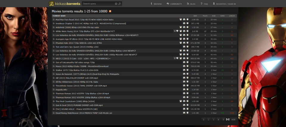 KickAss Torrents - Marvel - CleanDark