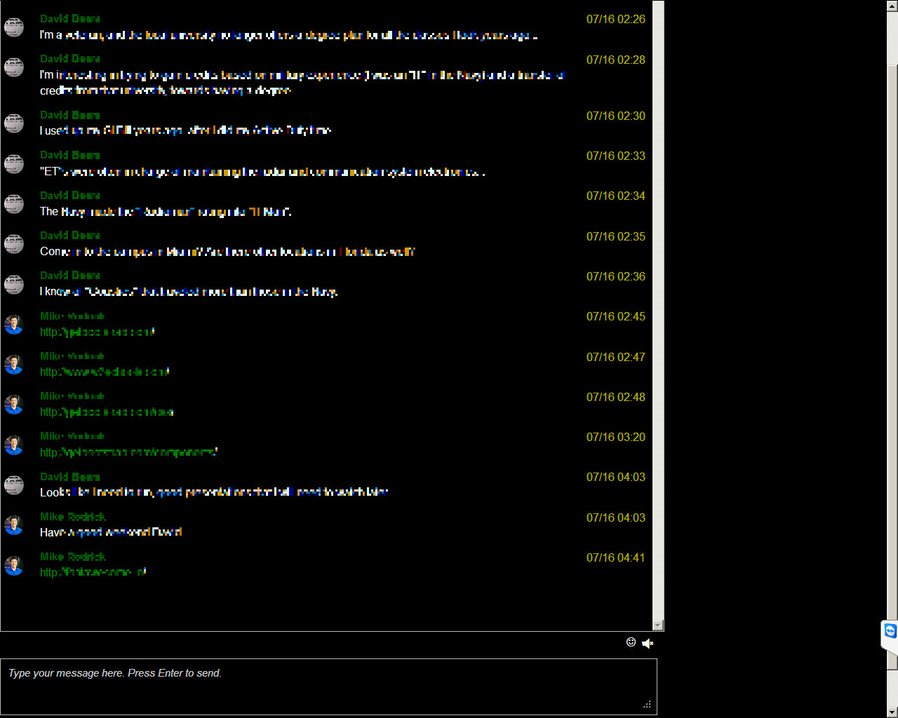 ITPRO.TV chat at night