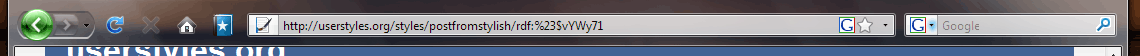 Glasser Location Bar and Identity Box fix
