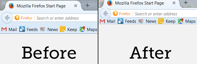 Reduce Firefox Toolbar Height (for Windows 7)