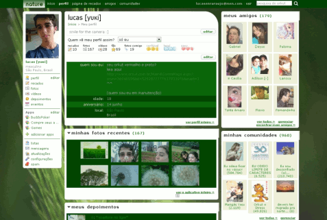 Naturalkut (green orkut skin)