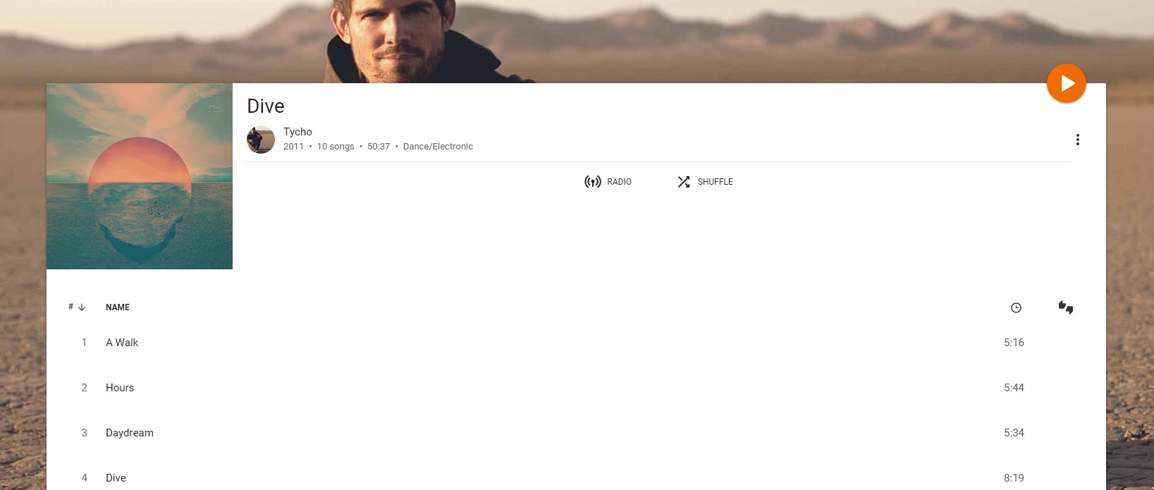 Hide Google Play Music play count