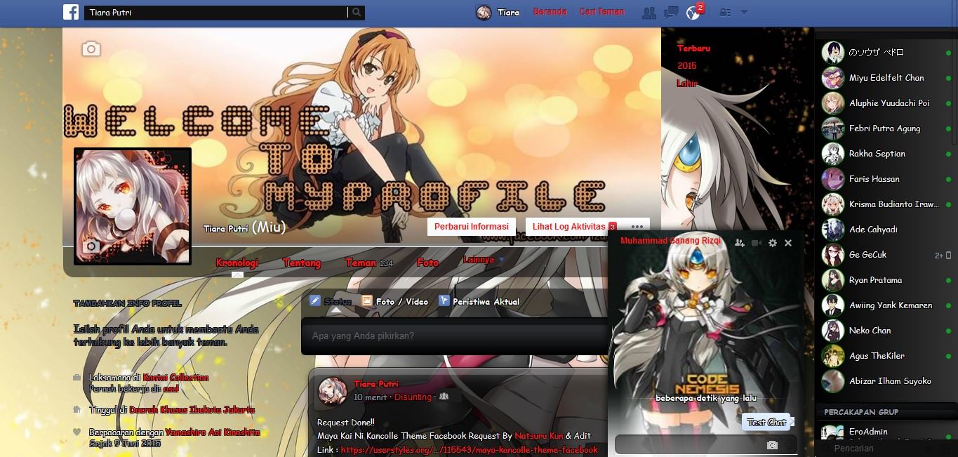 Eve Code Nemesis Facebook Theme