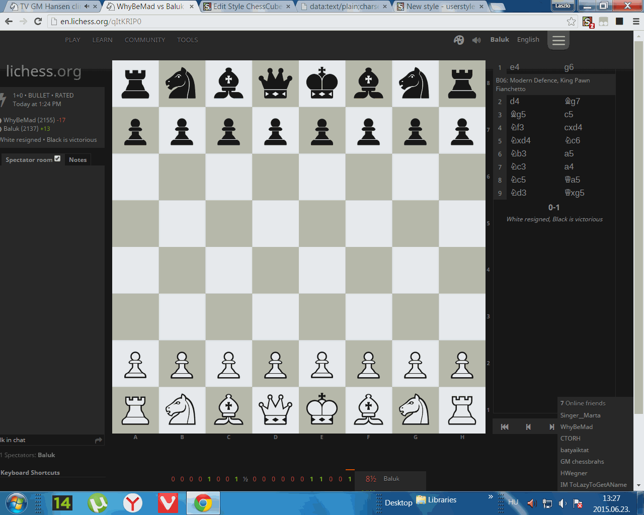 Chesscube 85 %