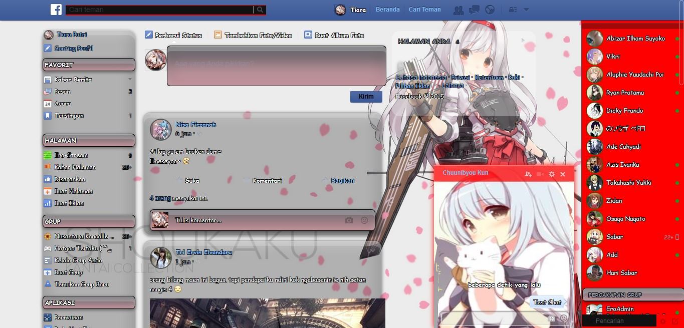 Shoukaku Kancolle Facebook Theme