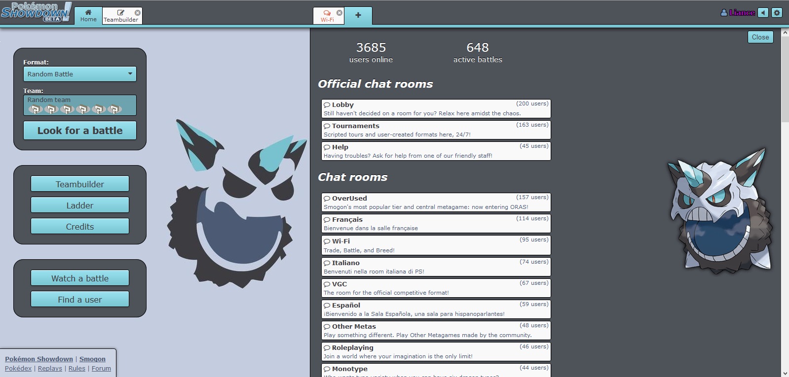 Mega Glalie Pokemon Showdown Style