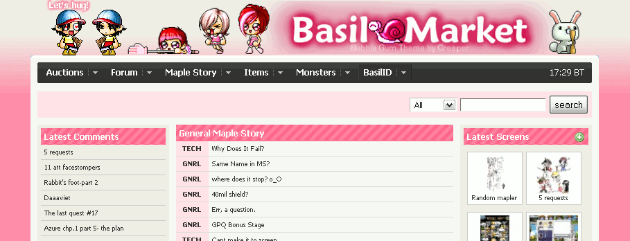 Bubble Gum Theme 1.1 - by Creeper