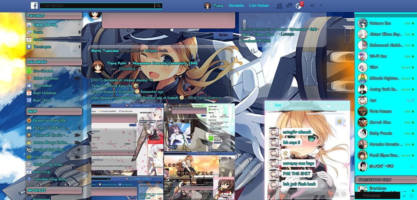Prinz Eugen Kancolle Facebook Theme