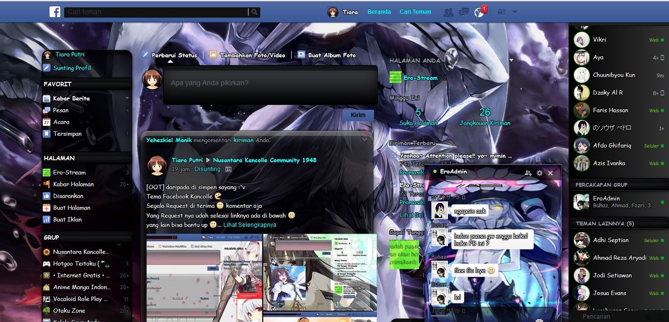 Wo Class Abyssal Kancolle Facebook Theme