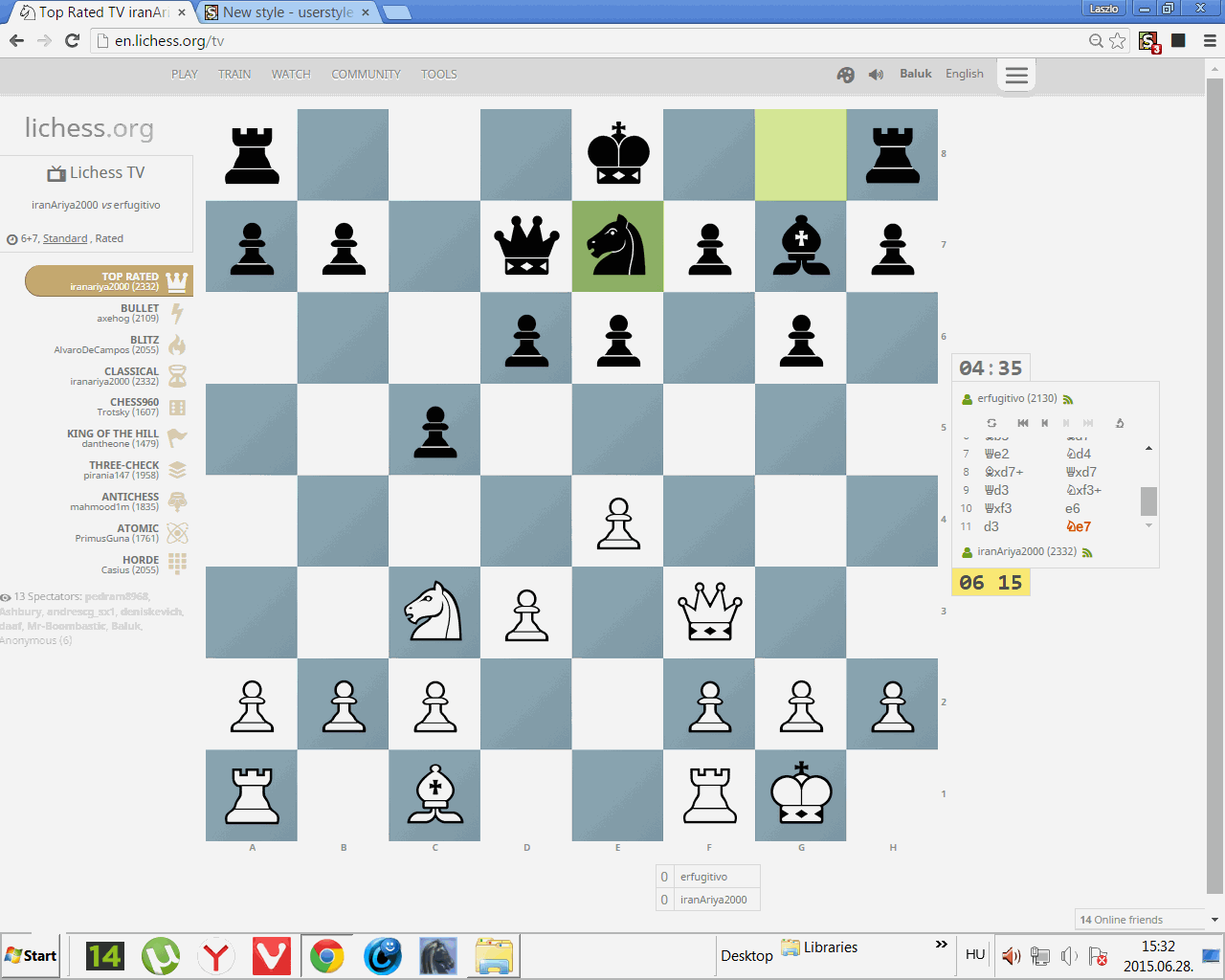 Chesscube Blue Board