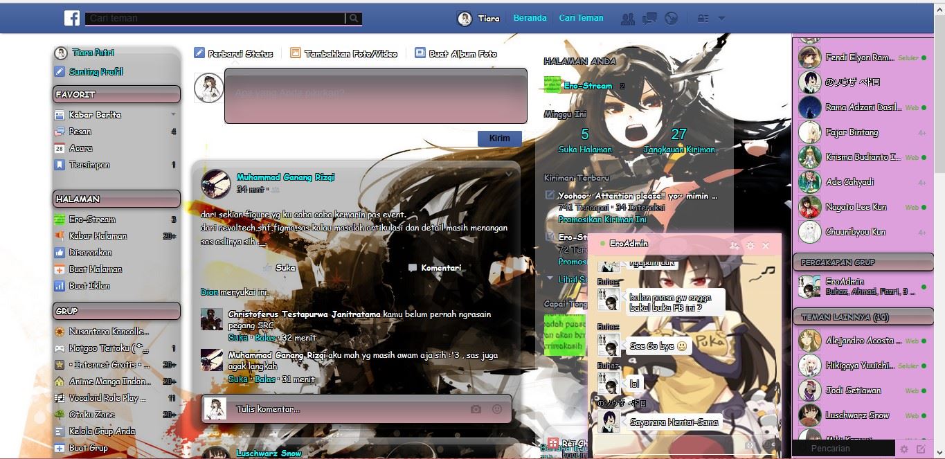 Nagato Kancolle Facebook Theme