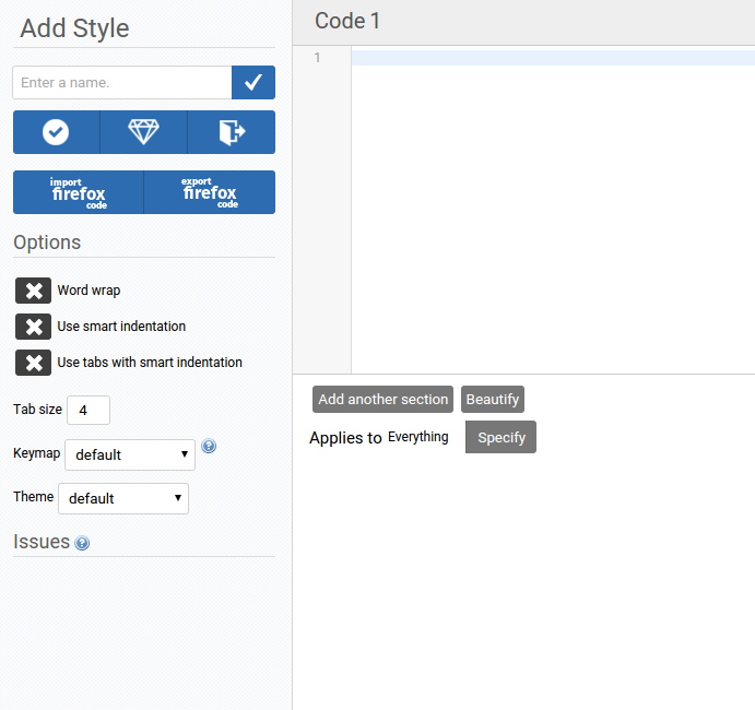 Stylish Editor Chrome Redesign