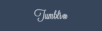 Tumblr Cursive Banner/Header With Wiccan Pentacle