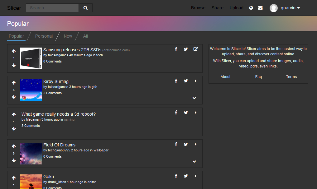 Slicer.io Dark / Night Mode