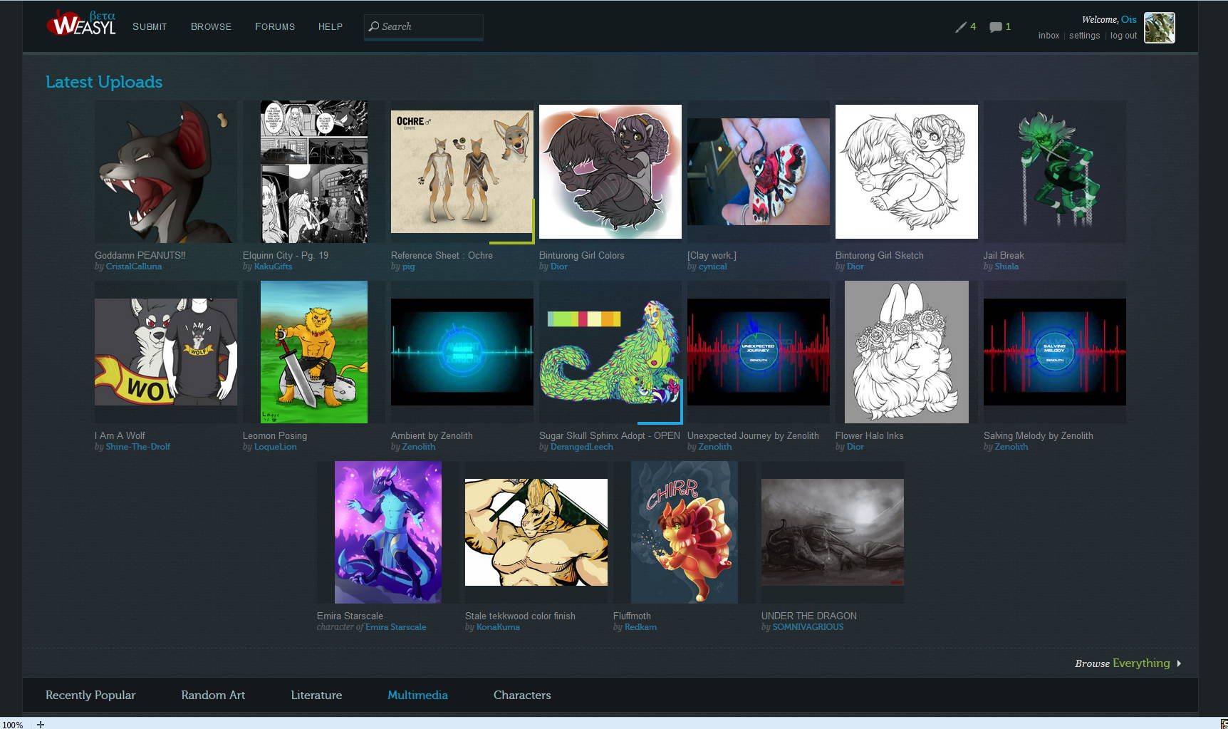 Weasyl Hip Squares 200x