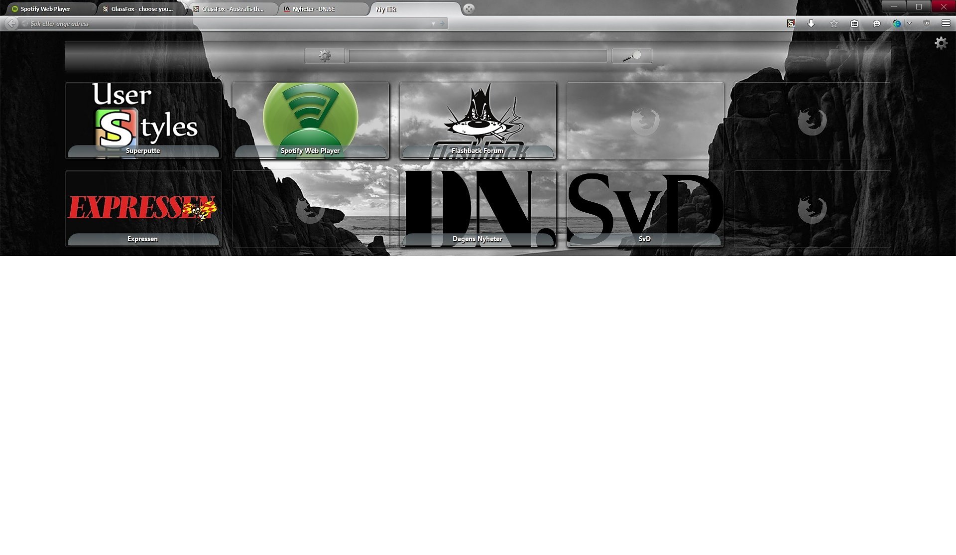 GlassFox - Australis theme