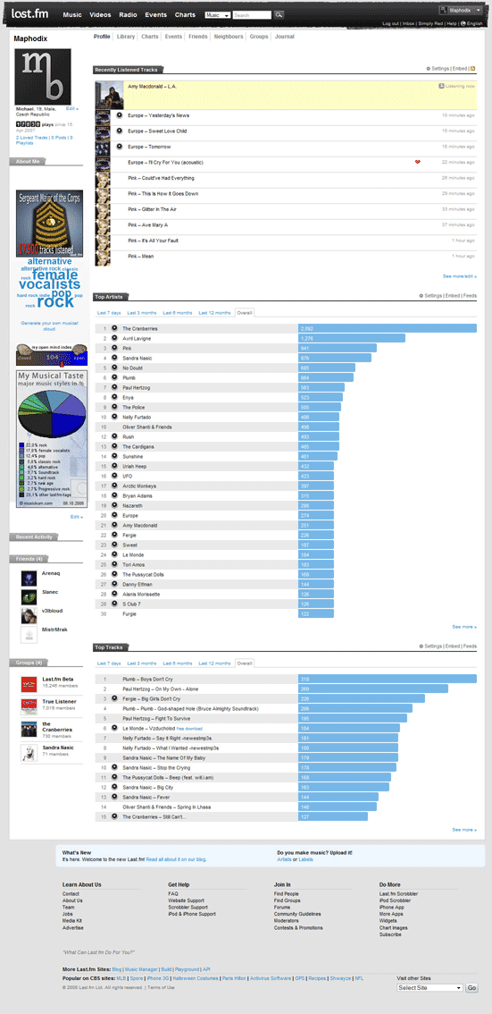 Last.fm Rearranged