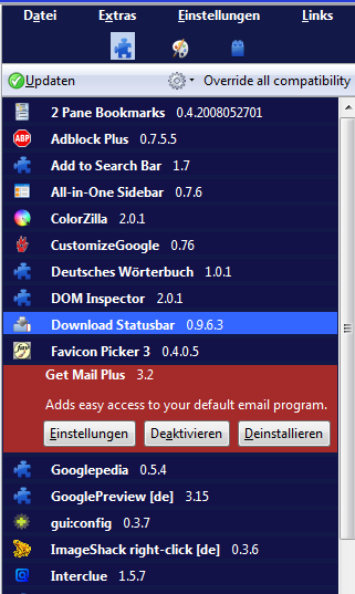 Firefox 3** - Vista Sidebar Blue Sky
