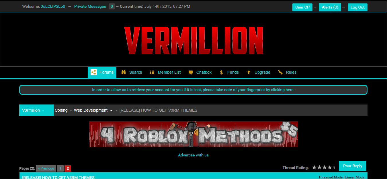 V3rmillion - Prime's Secret Theme