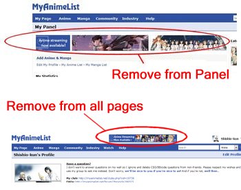 Remove Streaming Banners and Video