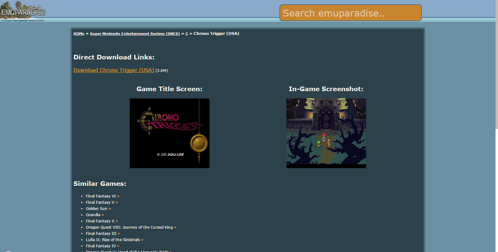 Emuparadise Stripped