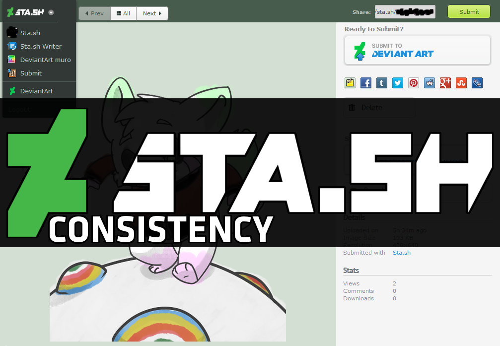 deviantART Sta.sh Consistency