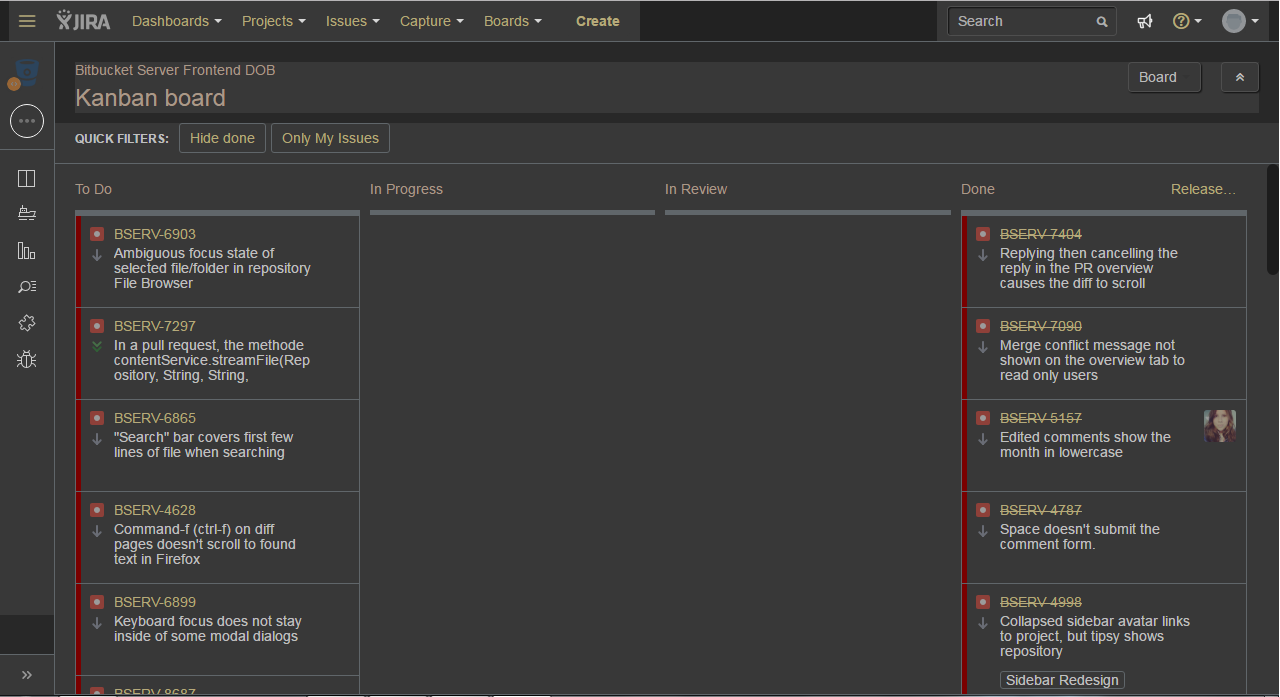 JIRA Dark (NightShift - eye care - based)