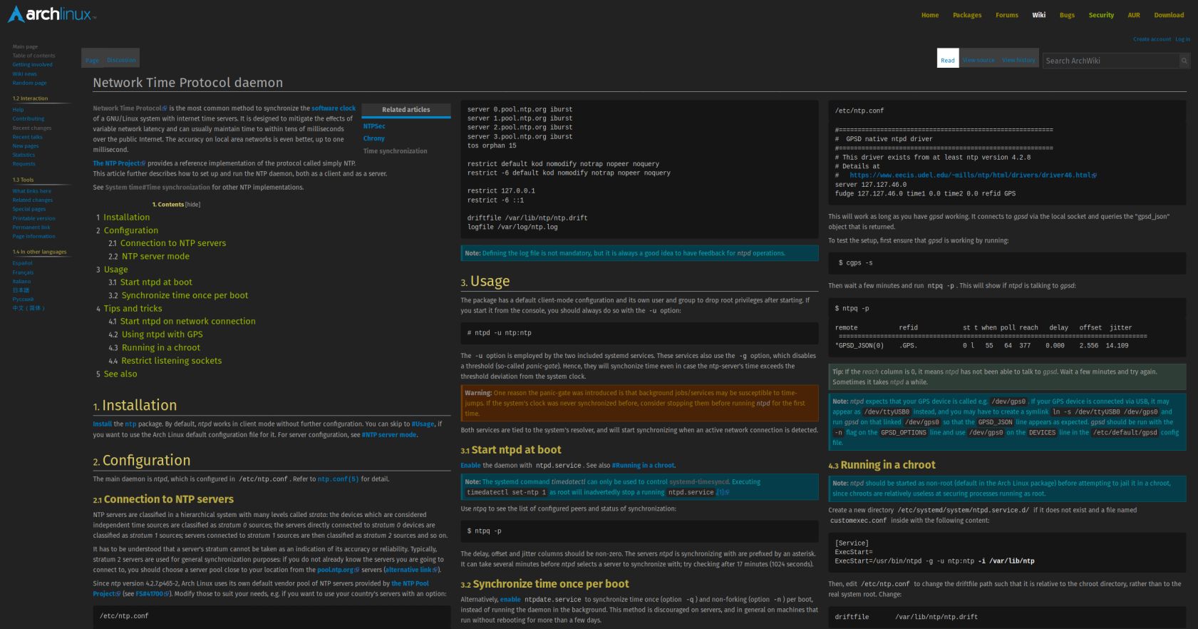 Arch Linux Wiki Dark (3 columns)