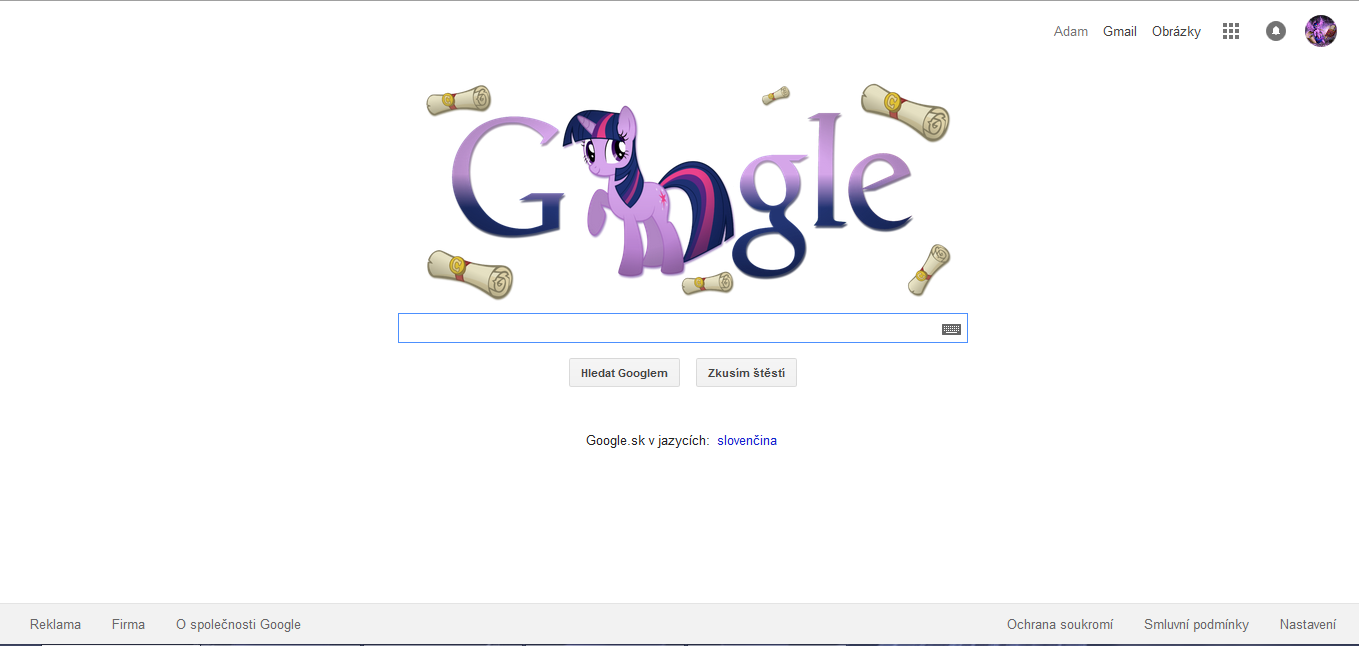 Twilight Sparkle - Simple Google Logo