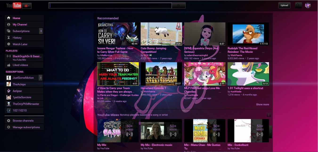 Youtube Twilight theme (Fixed reupload)