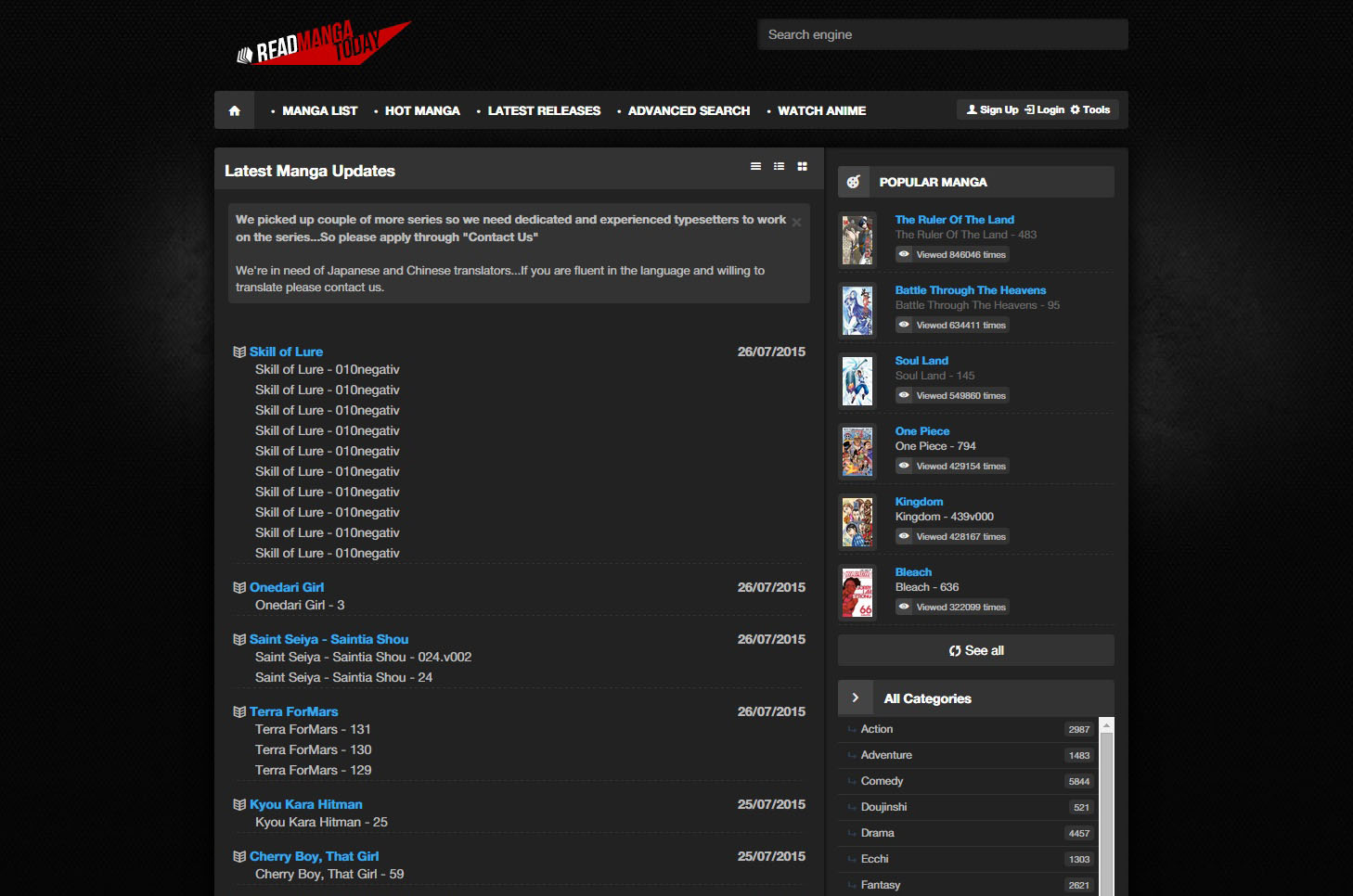 Readmanga.today - Dark (Unsupported)